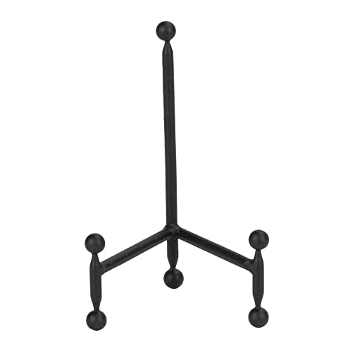 TRIPAR Modern Tripod Easel Display, Black Finish, Lightweight & Durable Design, Perfect for Displaying Pictures, Artwork, Plates, Tiles, & More, 8 Inch - size: 8 Inch