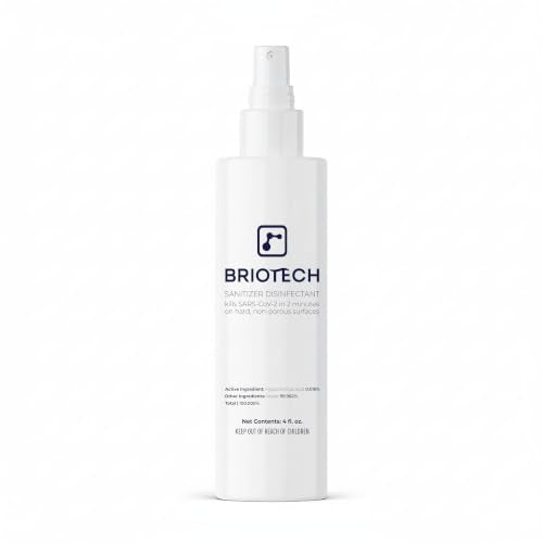 BRIOTECH Sanitizer Disinfectant Hypochlorous Spray, Nursery, 4 fl oz - size: 4 Fl Oz (Pack of 1)