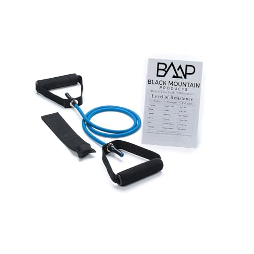 Black Mountain Products New Strong 5 -Pounds Resistance Bands,Blue - color: Blue