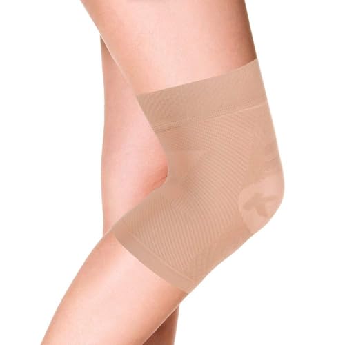 OrthoSleeve Compression Knee Brace, Knee Sleeve for ACL, MCL, Injury Recovery, Meniscus Tear, Pain, Aching Knees, Patellar Tendonitis & Arthritis Pain - color: Tan, size: Large