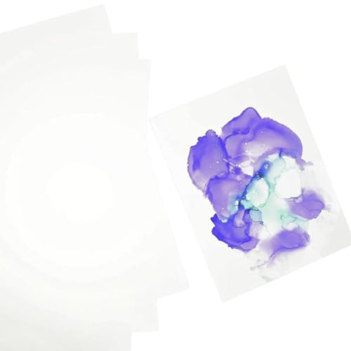 Craftelier - Yupo 12"x12" Paper | Non-Porous Synthetic Paper for Alcohol-Based Inks | Smooth Surface, Easy to Cut or Die-Cut | 10 Sheets (250 g/m²) | 30,5 x 30,5 cm (12" x 12") - size: Yupo 12"x12" paper