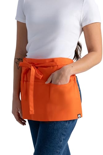 Chef Works Unisex Waitress Apron - color: Tangerine