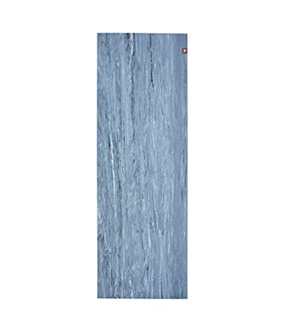 Manduka eKOLite Yoga Mat 71" - 4mm | Natural Rubber | Eco-Friendly | Soft Textured Surface | Natural Next-to-Skin Feel | 71 x 26 inches | Charcoal Grey - color: EBB, size: 71" x 24"