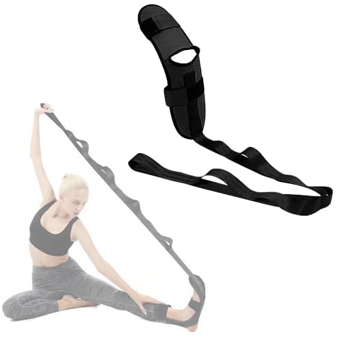 Leg Rehabilitation Training Stretching Belt with Multiple Loops to Lift Leg - Knee Replacement Recovery Aid for Patients Elderly Adults