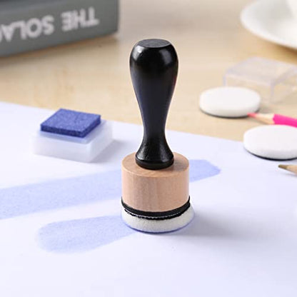 BAOFALI Mini Ink Blending Tool,with Foams Replacement Refill Foam Tool for Foams Scrapbooking Painting Drawing Art Supplies Handle Ink Tools Embossing Stencils - size: 44 Pcs / Set (B)