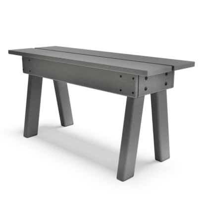 BY THE YARD 34" Picnic Table Bench (Gray) - color: Grey