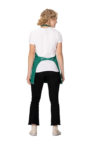 Chef Works Unisex Three Pocket Apron - color: Kelly Green