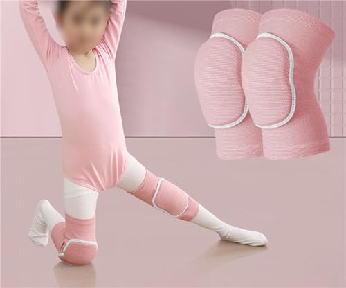 YYaaloa Knee Pads Sponge Knee Brace Breathable Flexible Elastic Knee Support for Volleyball, Dancing, Football, Yoga, Basketball, and Skating (Dark Pink 1Pair, Medium) - color: Dark Pink 1Pair