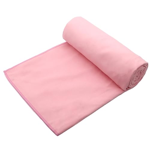 Eunzel Hot Yoga Towel Non Slip Yoga Mat Towel Non-Slip Sweat Absorbent Microfiber Towel for Hot Yoga, Pilates and Workout 72" x 26.5", Pink - color: Pink