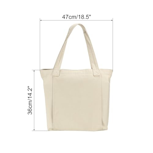 PATIKIL Yoga Mat Bags, Yoga Tote Carrier Shoulder Bag with Mat Pocket Carryall Canvas Tote Yoga Gym Bags - color: Khaki