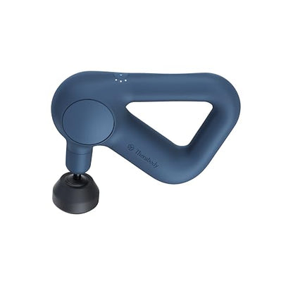 TheraGun Therabody Relief Massage Gun | for Daily Comfort | 3-Speed | Navy | Quiet Handheld Percussion Muscle Massager for Back, Leg & Shoulder Pain Relief. Lightweight, Easy to Use, Ergonomic Grip - color: Navy - 3 Attachments