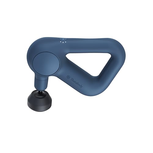 TheraGun Therabody Relief Massage Gun | for Daily Comfort | 3-Speed | Navy | Quiet Handheld Percussion Muscle Massager for Back, Leg & Shoulder Pain Relief. Lightweight, Easy to Use, Ergonomic Grip - color: Navy - 3 Attachments