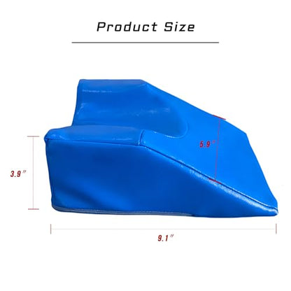 Venotomy arm Wedge positioner, PU arm Slot pad, Blue | venous Incision kit for Injection,Blood Pressure Measurement,Infusion pad,Foam Filling Locator Medical Assistant Accessories