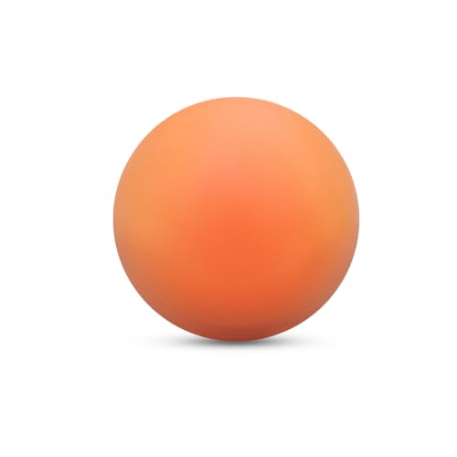 Massage Ball Lacrosse Ball for Myofascial Release, Massage Deep Tissue for Back, Neck, Foot Trigger Point Therapy, Full Body Muscle Knots, Relieving Muscle Pain (Orange) - color: Orange