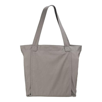 PATIKIL Yoga Mat Bags, Yoga Tote Carrier Shoulder Bag with Mat Pocket Carryall Canvas Tote Yoga Gym Bags - color: Grey