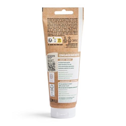 PEBEO Origin Acrylics 120ml Matte Acrylic Paint, Raw Umber | Cool earth brown for underpainting and natural shadows - high-viscosity matte acrylic paint in a 120 ml eco-tube. - color: Raw Umber