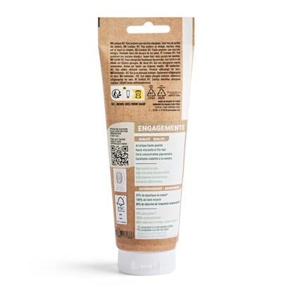 PEBEO Origin Acrylics 120ml Matte Acrylic Paint, Raw Umber | Cool earth brown for underpainting and natural shadows - high-viscosity matte acrylic paint in a 120 ml eco-tube. - color: Raw Umber