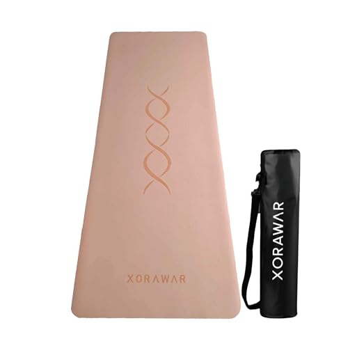 Natural Rubber Workout Mat with Bag | Thick Rubber mat 4.5 mm | Non Slip Yoga Mat Non Slip| Gym Mats for Home Gym Floor Mat, Home Exercise Mats for Home Workout Accessories, Fitness Mat, Workout Mats for Home Gym, Yoga Matt, Stretching Mat, Thick Exercise