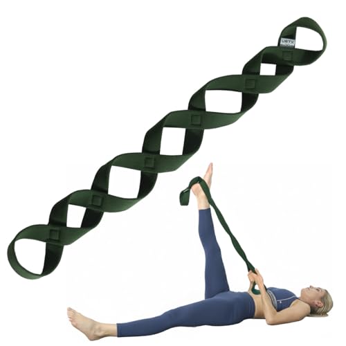 VRTX Fabric Stretch Strap for Yoga, Pilates & Home Workout, Single Band | Patented Intelli-Weave technology delivers skin-friendly comfort, reinforced durability, and machine-washable convenience. - size: Heavy (55-97lbs)