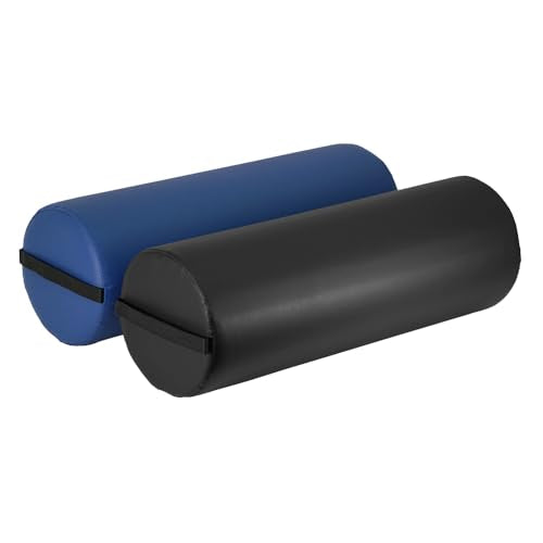 Physical Therapy/Massage Table Positioning Bolsters 26" x 9" (Blue, Jumbo Full Round) - color: Blue, size: Jumbo Full Round