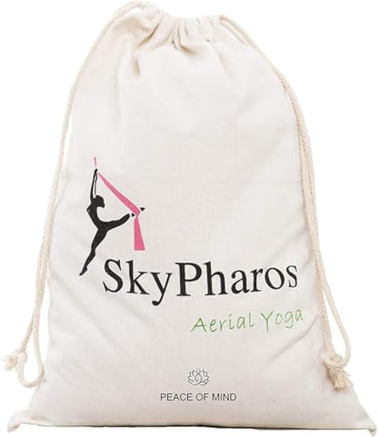 Aerial Silks Yoga Swing Set, Fitness Aerial Yoga Kit | Anti-Gravity Flight Aerial Yoga Hammock Kit; Low/Non Stretch Nylon Tricot Fabric; For Fitness & Dance; Hardware Included - color: 9Yards-Black
