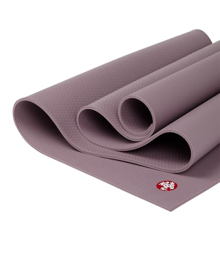 Manduka PRO Yoga Mat - 6mm | Lifetime Durability | Hygienic Construction | Premium Studio Quality | Teacher Approved - color: Elderberry, size: 71" x 26"