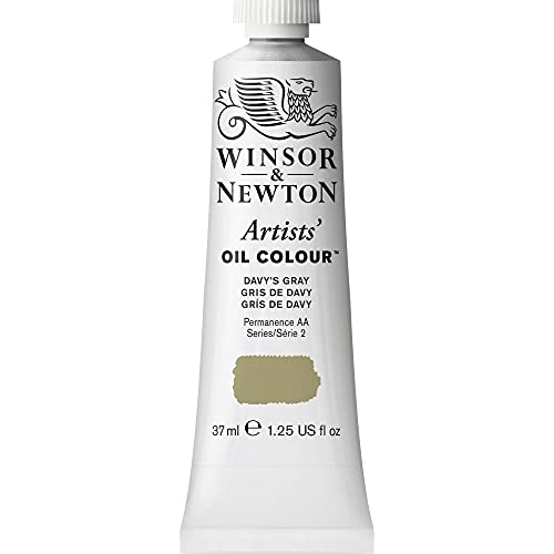 Winsor & Newton Artists' Oil Color, 37ml (1.25 oz) Tube, Davy's Gray - color: Davy's Gray, style: 1.25-oz Tube