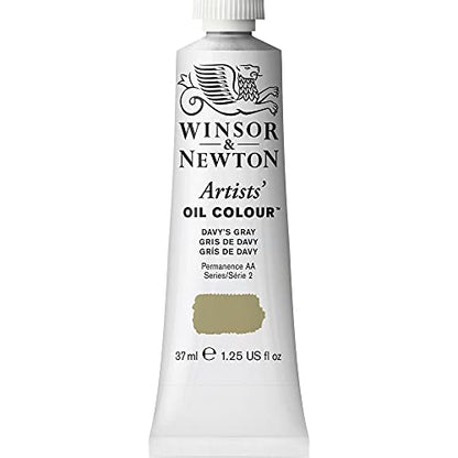 Winsor & Newton Artists' Oil Color, 37ml (1.25 oz) Tube, Davy's Gray - color: Davy's Gray, style: 1.25-oz Tube