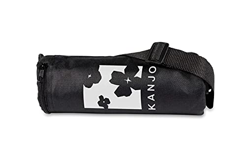 Kanjo Premium Acupressure Belt - Lightweight on-the-go Pain Relief - Relieves Back Pain - 100% Cotton Linen - Includes Carry Bag - Onyx