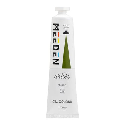 MEEDEN Artist Grade Oil Paint: Olive Green - 170ml/5.7oz Tube | Professional Art Paints and Supplies for Canvas Painting - color: Olive Green, size: 5.7 Fl Oz (Pack of 1)
