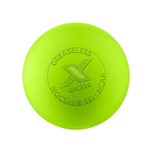 PEARL X Greaseless Lacrosse Balls by Guardian Innovations - Official Ball of NCAA Championships - Meets NOCSAE Standards and SEI/NCAA Certified - color: Optic Yellow, size: 20 Pack