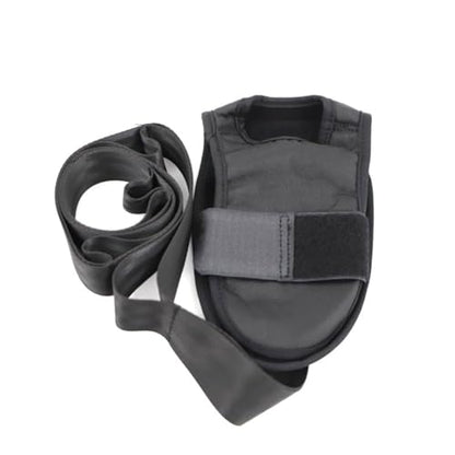 Flexibility Stretching Strap, Mobility Support Band for Dance Ballet Yoga Workout - color: Black