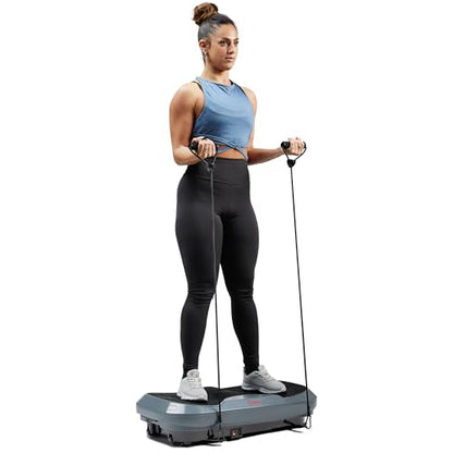 Sunny Health & Fitness 2D/3D Vibration Platform Exercise Machine w/ Remote - size: 3D