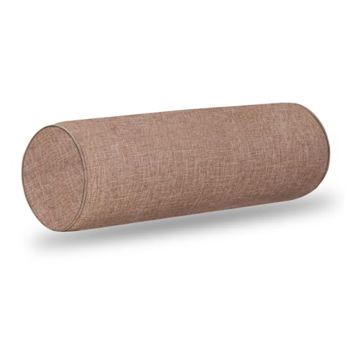 Durable Neck Cervical Pillowcases, Throw Pillow Cover– Perfect for Memory Foam Neck Roll Pillows&Neck Roll Pillow, Easy to Wash & Matches Your Sofa/Bed (Terracotta, 6x18) - color: Terracotta, size: 6x18