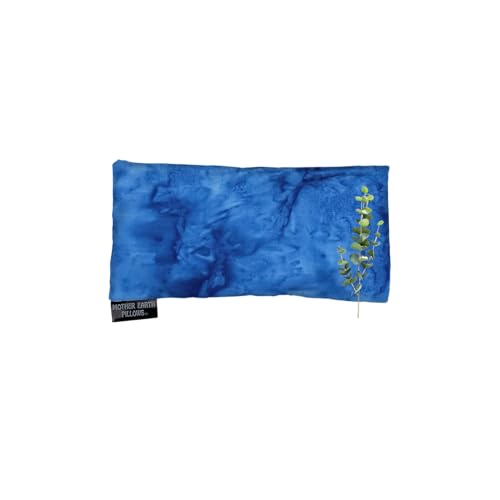Mother Earth Pillows Therapeutic Eye Pillow (Blue Print - Breathe Herbal Blend) - color: Blue Print - Breathe Herbal Blend