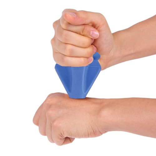Trigger Point Massage, Massager Ball for Deep Tissue Myofascial Release Physical Therapy, Foot Plantar Fasciitis Pain Relief Psoas Hip Flexor Iliacus Release, Back Muscle Knot Release Tool - color: Blue Pointmassager