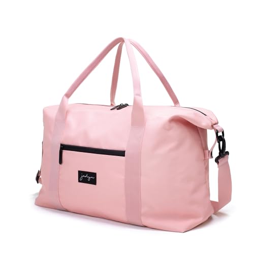 Jadyn Lola Travel Bag, Weekender/Overnight Duffel, Gym Tote Bag for Women, Men - color: Pink Blush