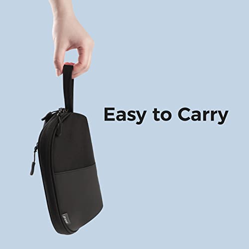 pack all Large Pencil Case, Multi-Compartment Pencil Pouch with Zipper | Large Capacity, Removable Compartment, Durable Fabric, Smooth Zipper, Multi-use for Pens, Stationery & Makeup, Black - color: Black