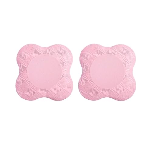 2pc Extra Thick Yoga Knee Pad - Cushion Your Knees, Elbows, Wrists, Hands & Head for Maximum Fitness & Pilates Performance! - color: Pink