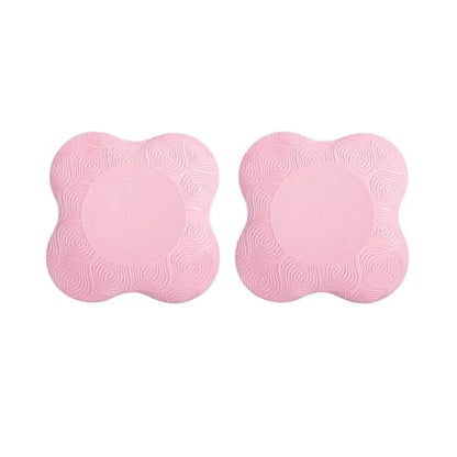 2pc Extra Thick Yoga Knee Pad - Cushion Your Knees, Elbows, Wrists, Hands & Head for Maximum Fitness & Pilates Performance! - color: Pink