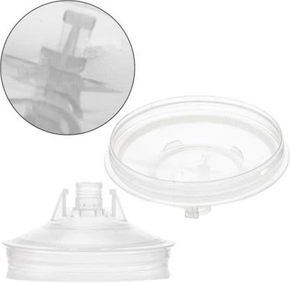 Yesland Disposable Paint Sprayer Mixing Gun Cup Liners and Lid System for Automotive Paint Gun, 20 Pack Paint Cups 20 Ounce (600ml) Kit, 20 Lids with Strainer, 8 Plugs, 1 Hard Cup with Retainer Ring