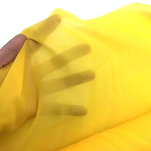 Silk Screen Printing Mesh, Size 50inchx1Yard, 100/110/120/140/160/180/200/250/300Mesh, White Yellow for Screen Printing Machine Equipment Accessories, Filter Painting, Polyester (200M/80T Yellow)