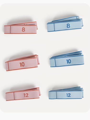 Multi-Loop Yoga Stretching Strap, Non-Slip High-Elastic Resistance Band for Pilates, Gymnastics and Daily Flexibility