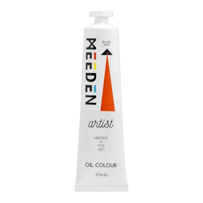 MEEDEN Artist Grade Oil Paint: Bright Red - 170ml/5.7oz Tube | Professional Art Paints and Supplies for Canvas Painting - color: Bright Red, size: 5.7 Fl Oz (Pack of 1)
