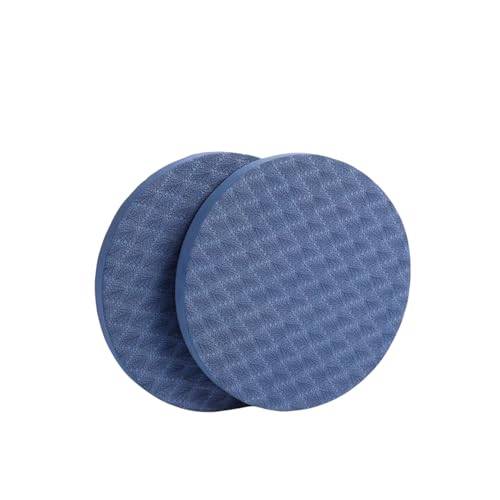 Yoga Knee Guard 2 pieces, foam Pilates Knee Guard Yoga Knee Guard Support Round Pads Anti slip Fitness Anti slip Pads. Suitable for offices, homes, knees, elbows, wrists, and hands - color: blue