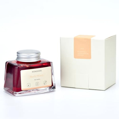 Hongdian Fountain Pen Bottled Ink Burly Wood Color, 60ml Non Carbon Inkwell Bottle, Artist Calligraphy Ink - color: Burly Wood