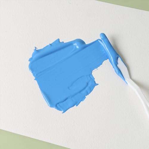 5 Sets 30Pcs Plastic Spatula Palette Knives, Palette Knife Set Thin and Flexible Art Knife Tools, Painting Knife for Mixing, Spreading, Scratching, Layering Colors, Watercolor Painting