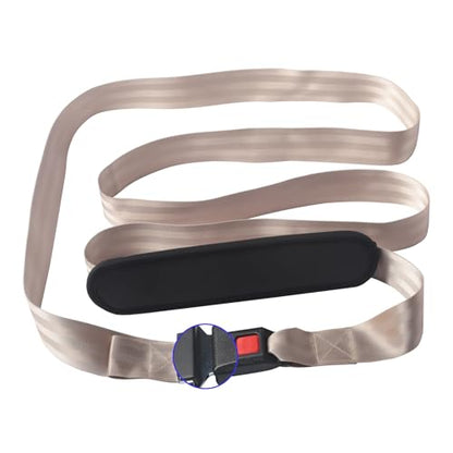 Mobilization Belt(9.8Ft) -Physical Therapy Strap for Physical Therapy, Rehabilitation, and Manual Therapy, Mobilization Belt Physical Therapy - Strongly Recommended by physicalTherapists - color: khaki