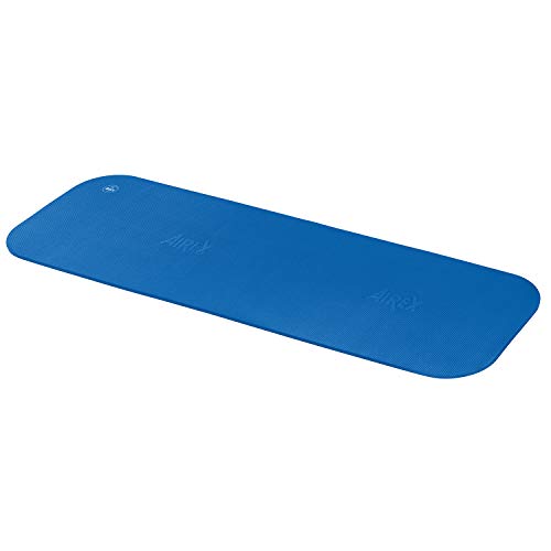 AIREX Official Coronella Exercise Mat - Home Workout Mat for Rehabilitation, Strength Training, Aerobics, Water Fitness, Exercise, Home Workouts, Floor Exercises with Premium Foam - color: Blue, size: 72" x 23", style: With Hanging Grommets