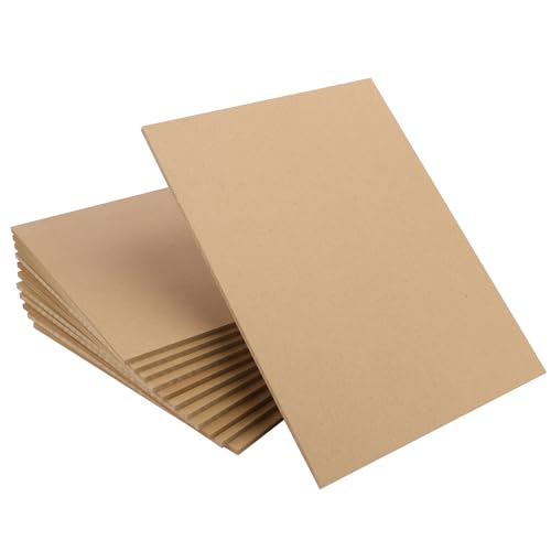 15 Pack 11" x 13.8" MDF Board, 1/4” Thick Versatile and Durable MDF Wood Chipboard Sheets for DIY Projects, Crafts, Painting, Engraving and More by GNIEMCKIN